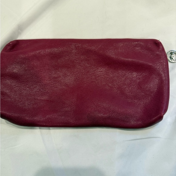 Longchamp Fuchsia Leather Clutch - Picture 2 of 4